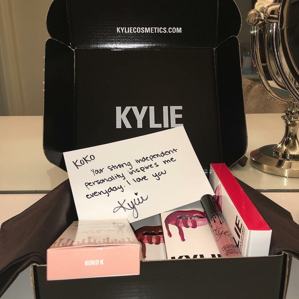 so proud of you sister!! #KylieLipKit #KoKoK...