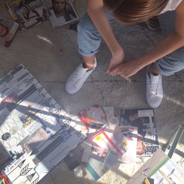 @rookiemag and @darling are key on #visionboardsaturday. #dopewomen2016...