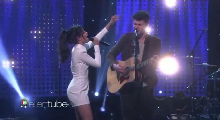 WOOP WOOP ma boy @shawnmendes and i performing on @theellenshow today!!!!!! than...