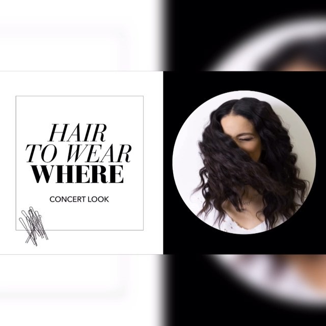 Look at my little cutie @jenatkinhair all grown up and doing hair tutorials on m...