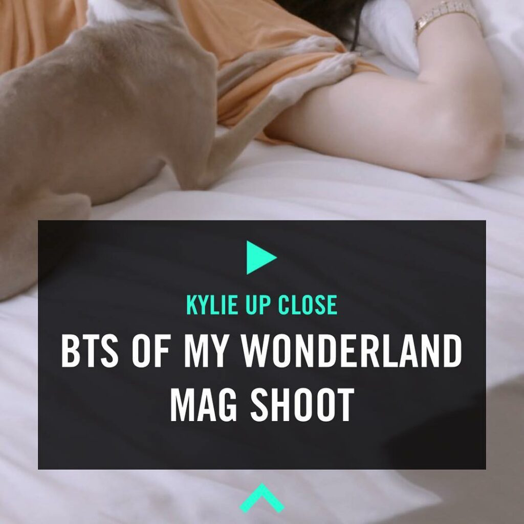 Behind the scenes of my @wonderlandmag cover shoot is on the Kylie Jenner Offici...