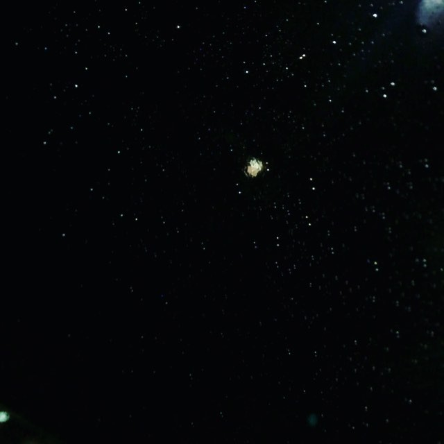 This looks like stars but it's actually a galaxy of window rain...