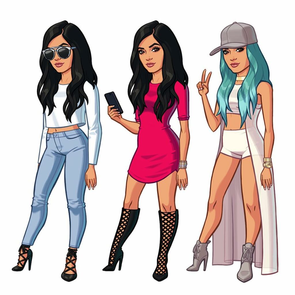 my looks from the #kendallkyliegame  link is in my bio to play...