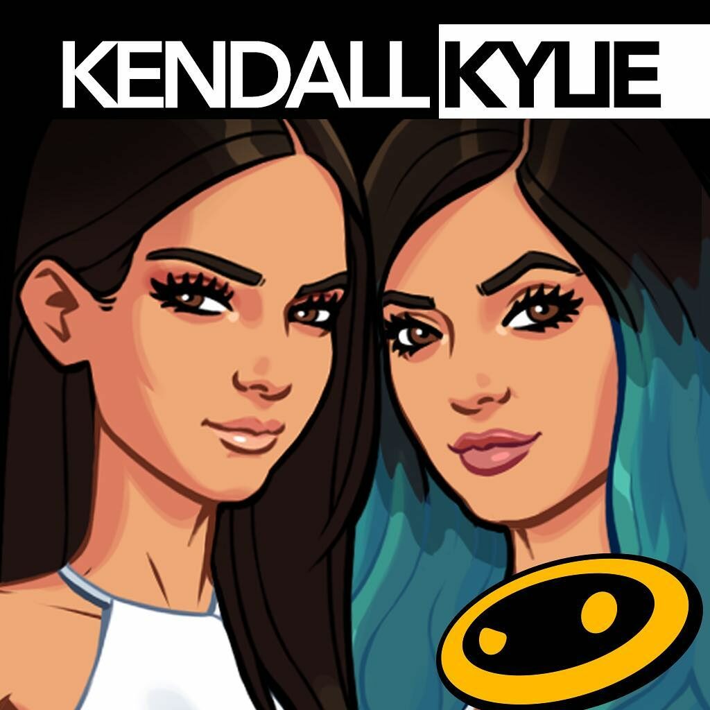 ITS HERE! the Kendall and Kylie GAME is now available in the App Store!!!!!! Typ...