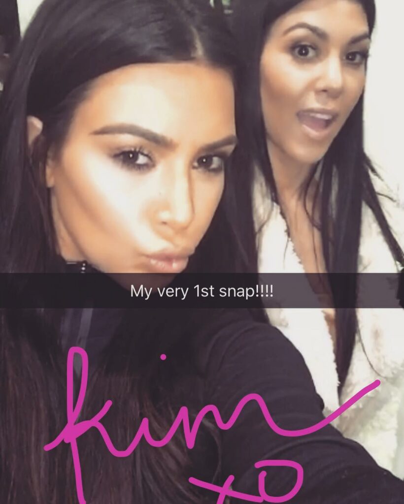 I'm on snapchat now! Add me- KimKardashian ...