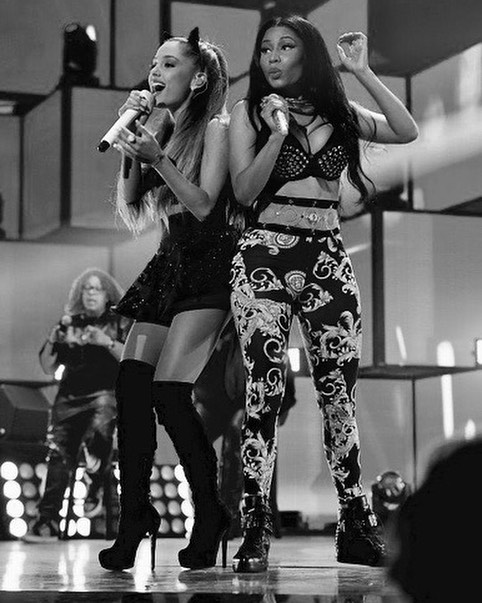 come see ussssss ♡  @NickiMinaj & me in #Vegas tomorrow @TMobile #UnlockTMoArena...
