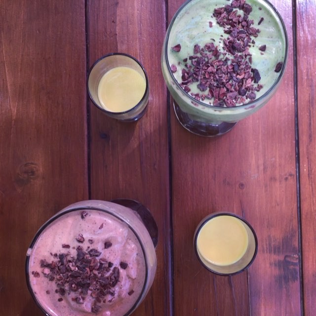 when you take morning hot yoga and need gingershots and vegan shakes to be a per...
