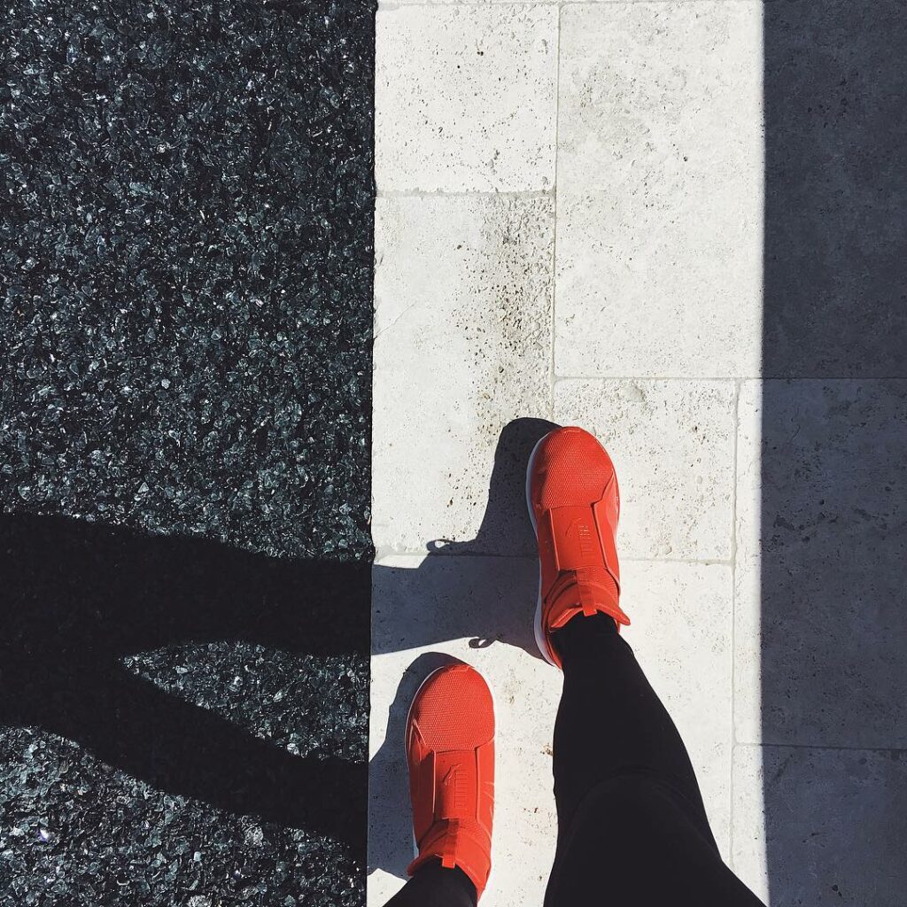 reds my favorite. Get them now @puma #pumaad...