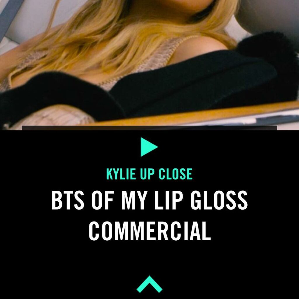 Behind the scenes of my GLOSSES video on my app & thekyliejenner.com...