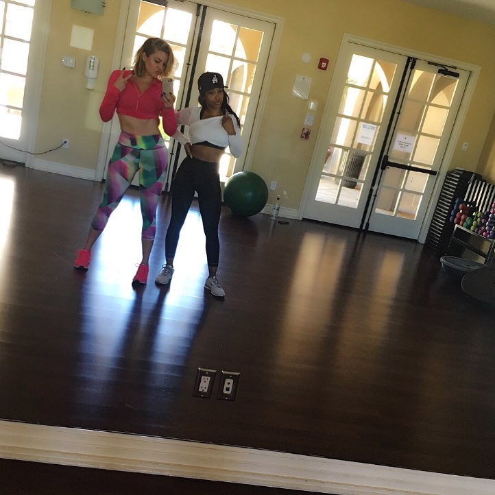 I'm so proud of Malika for being my workout buddy today and killing it!! Thanks ...