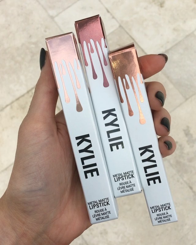 Presentation is important  @kyliecosmetics metal matte lipsticks...