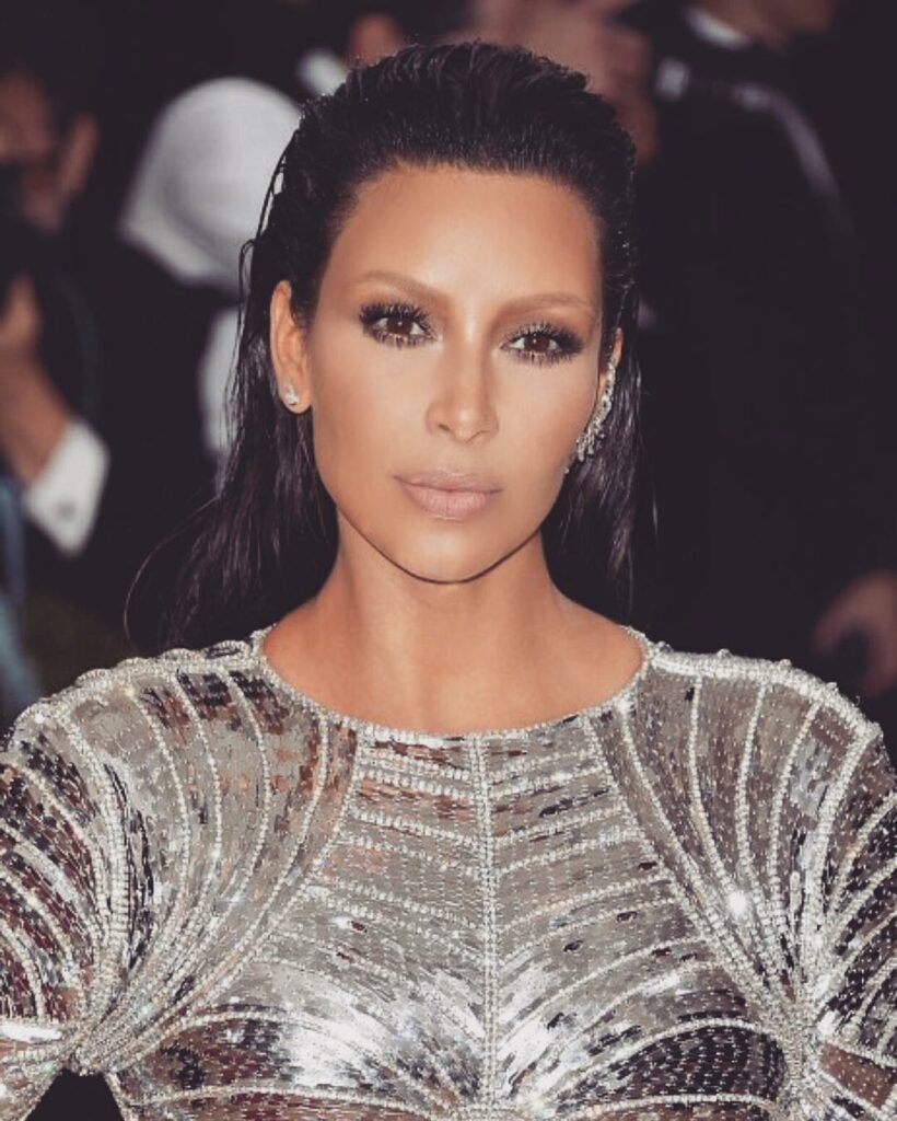 Robot glam! We did a bleached brow, which I love for editorial or a themed fashi...