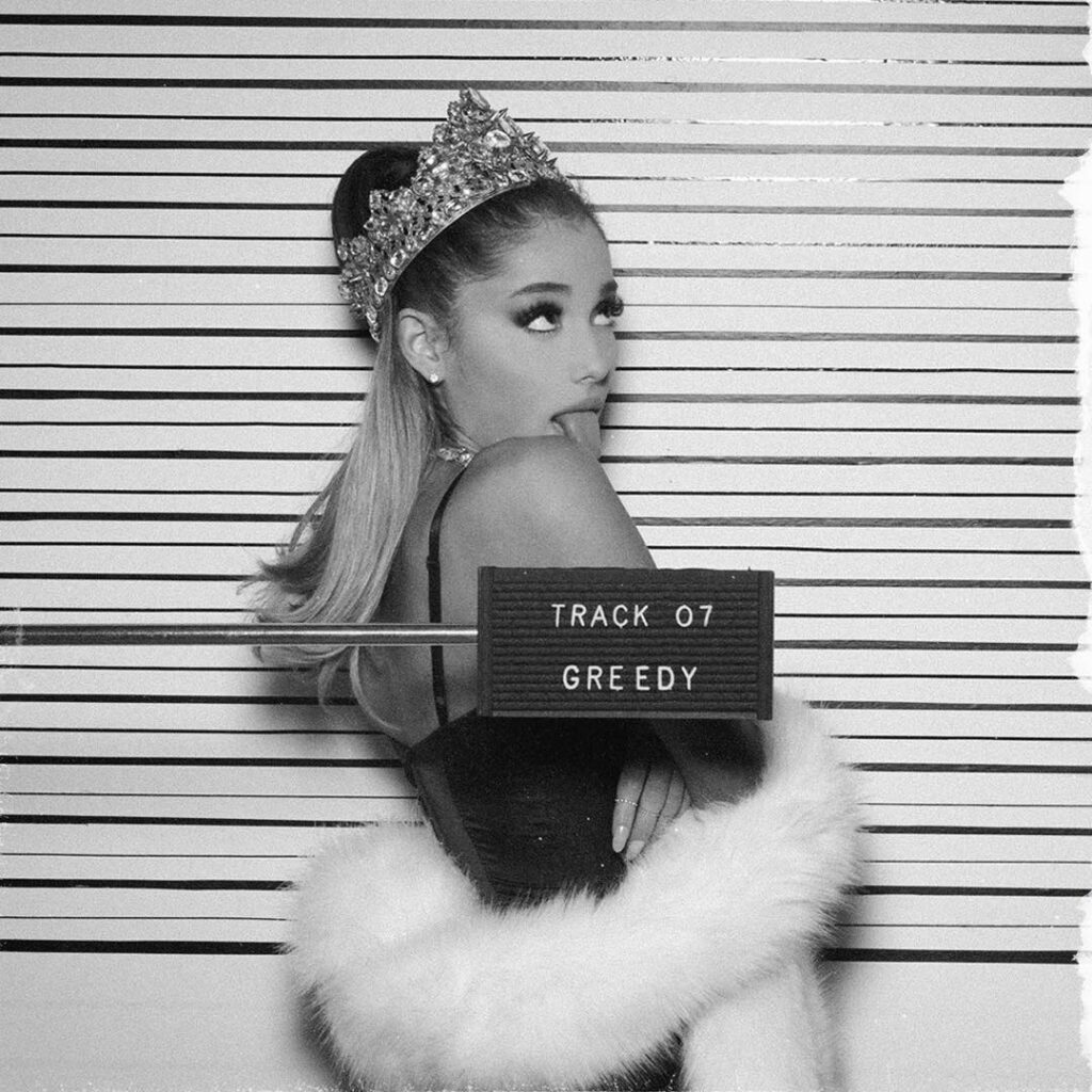 Stream #greedy now exclusively on @applemusic    #7daystilDangerousWoman...