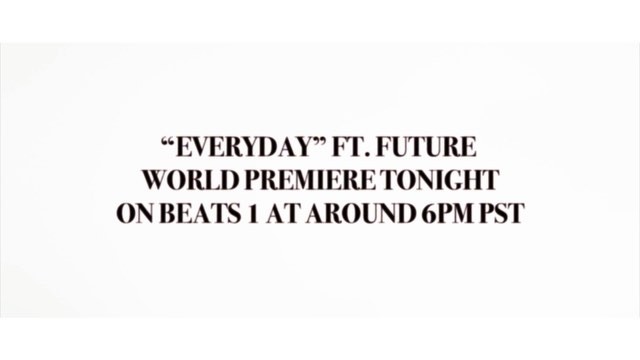 #8DaystilDangerousWoman / #Everyday ft @Future premiers tonight on Beats1 around...