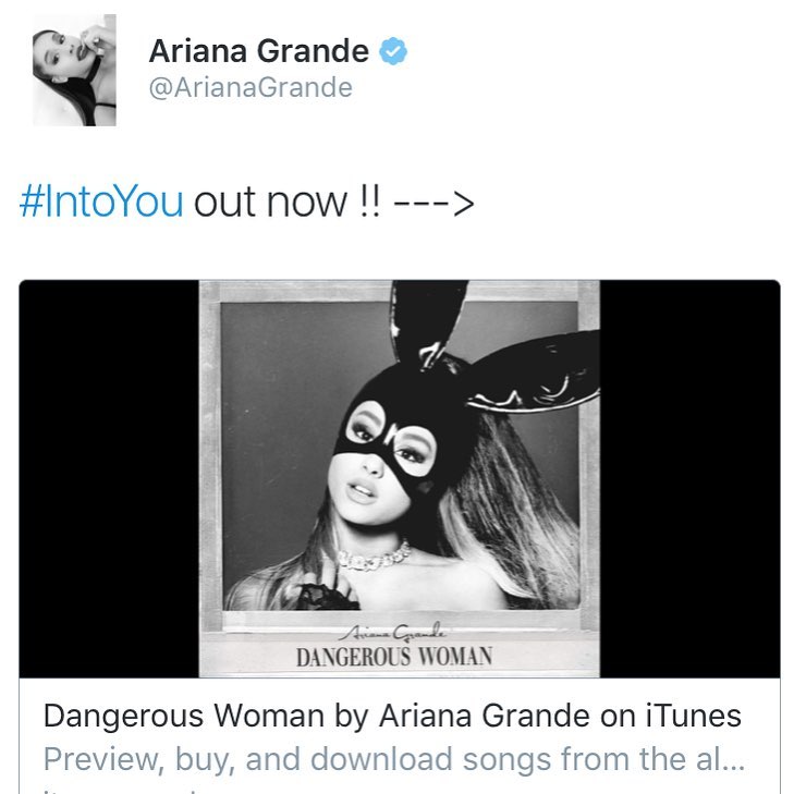 #IntoYou out now ♡  link in bio...