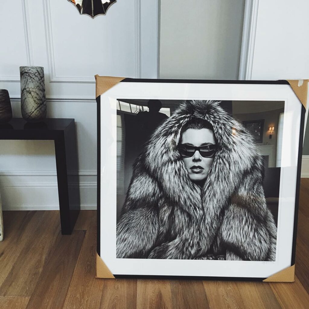 just got this photo of my mom in the 80s framed for my home. My inspiration ...