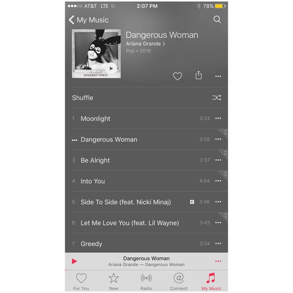 what's your favorite on DW? ♡ ♡ ♡  #DangerousWomanOutNow link in bio...