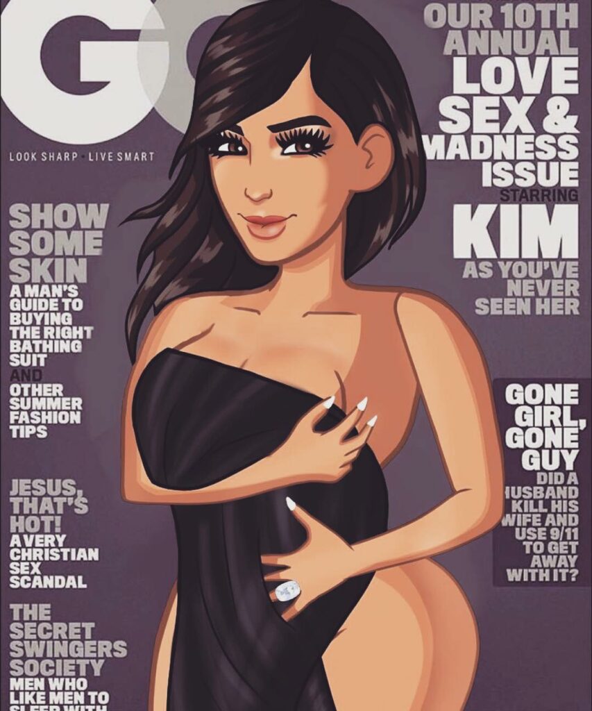 Kim Kardashian Hollywood does GQ...