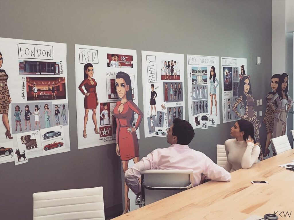 Today is the 2 year anniversary of Kim Kardashian Hollywood! So proud of this ga...