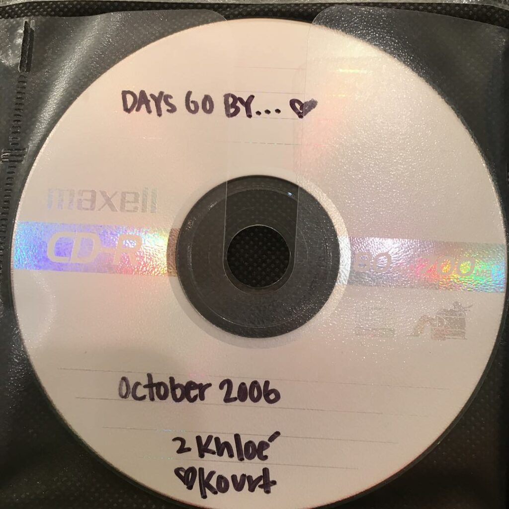 Remember these days? The good old days. Love through a mix CD...