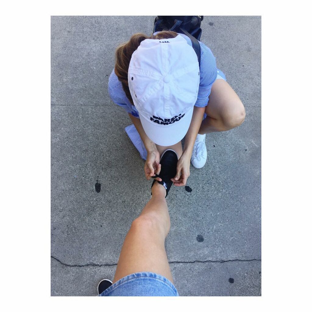 You won't catch my friends tripping...