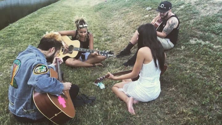 @ashleejuno and I wanted to find a cool spot to practice and then some more guit...