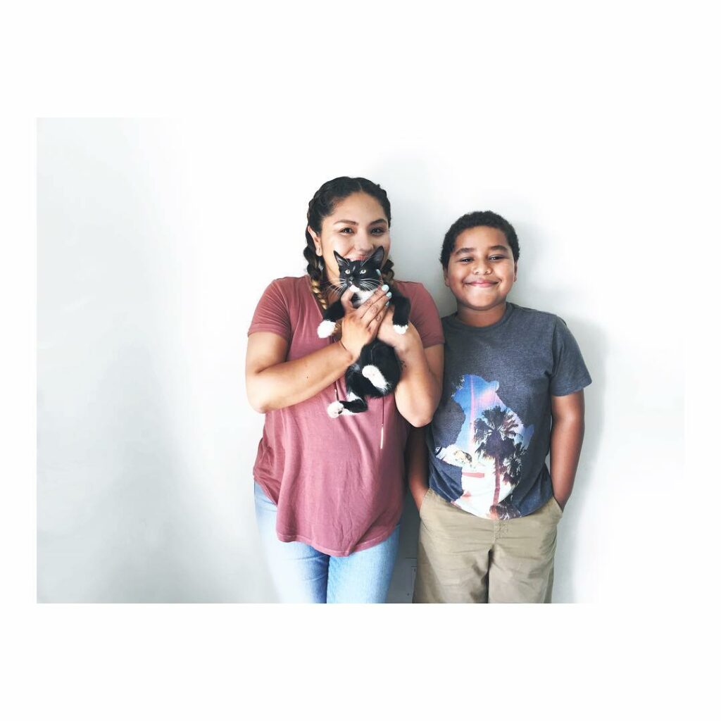 happy #internationalcatday to Nayeli and Justin. Yummy found his life best frien...