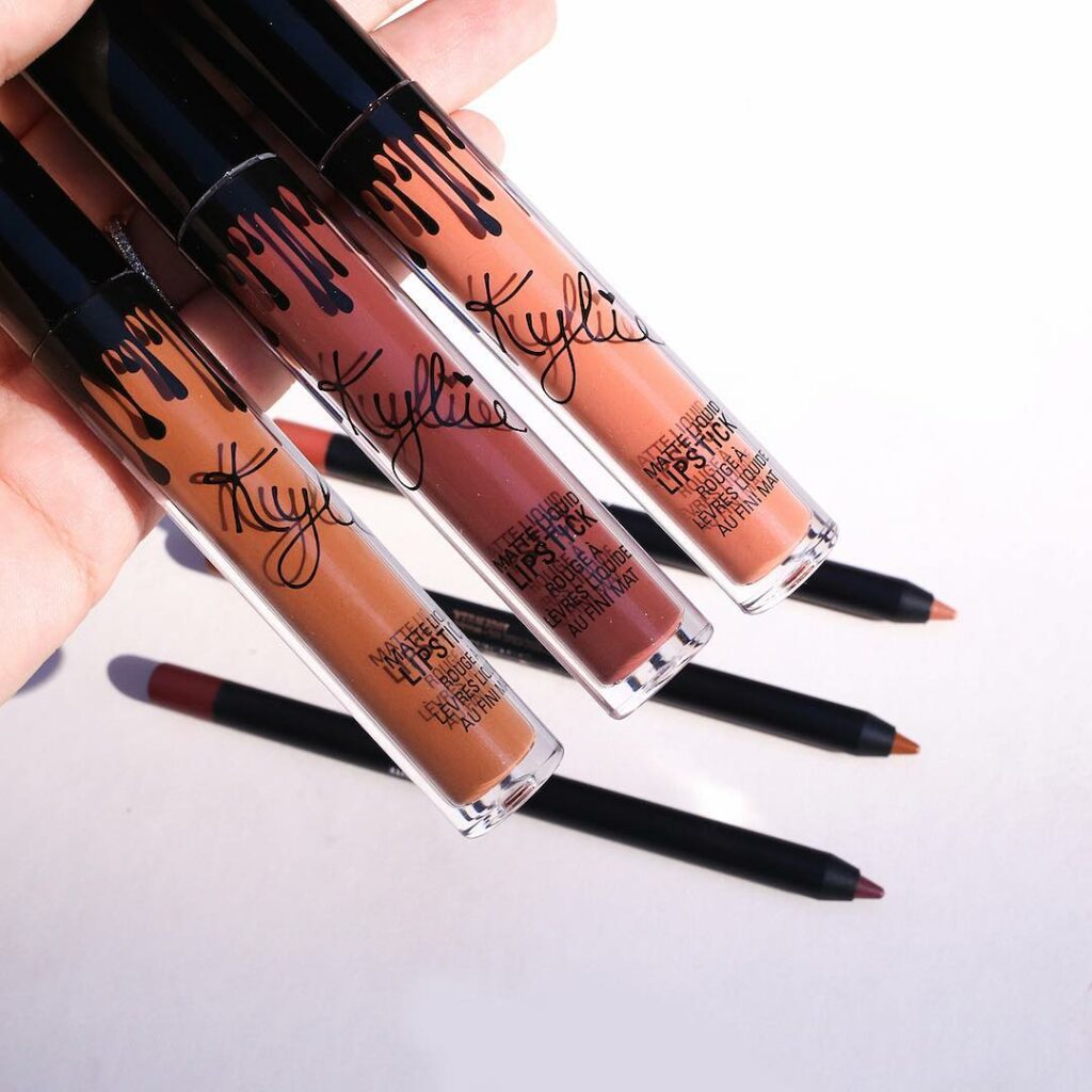 Brown Sugar, Love Bite, Dirty Peach available now on KylieCosmetics.com...