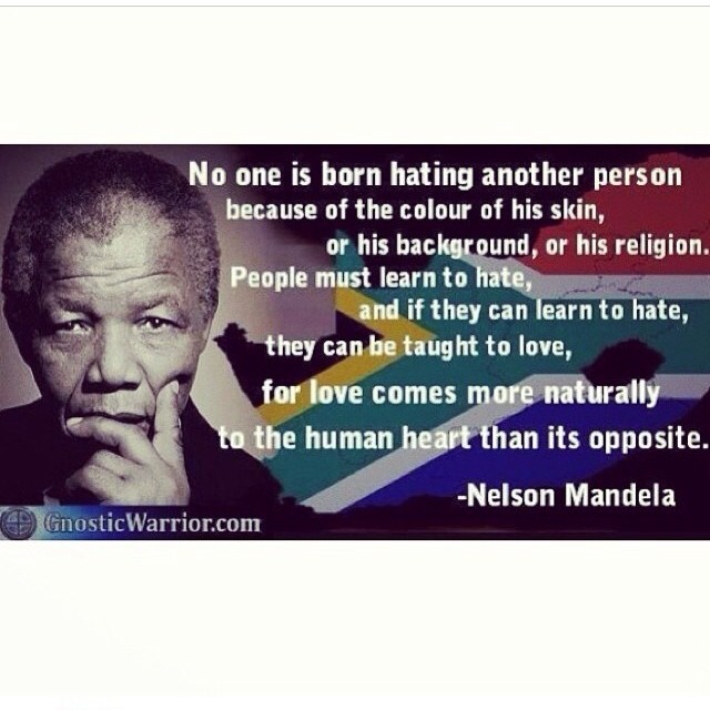 #regram , rest in peace Nelson Mandela...