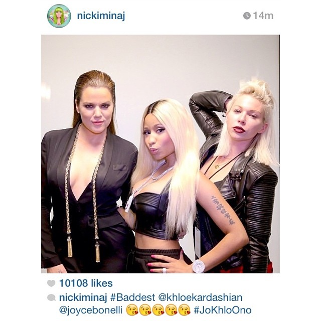#JoKhloOno bitches!!!! You won't know what hit ya @nickiminaj @joycebonelli. My ...