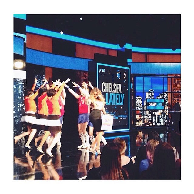 The things I do for Chelsea. Don't miss me hosting @Chelsealately at 11/10centra...