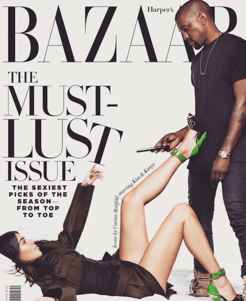 Love this Harper's Bazaar cover! @carineroitfeld @karllagerfeld...