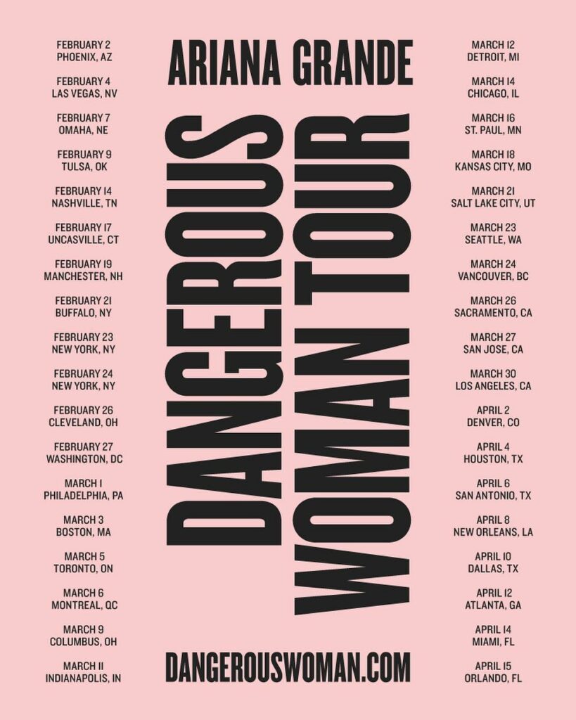 US dates. International dates & more to come. Stay tuned for pre-sale & more inf...