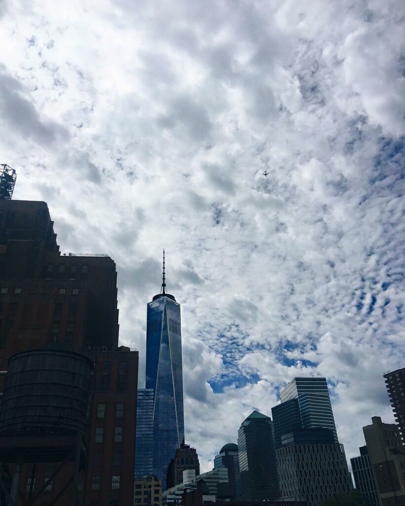 today in New York 15 years later. I was young but I will #neverforget 9/11. Hono...