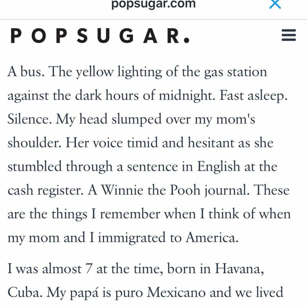 in honor of #HispanicHeritageMonth , I wrote an essay about my family and i's st...