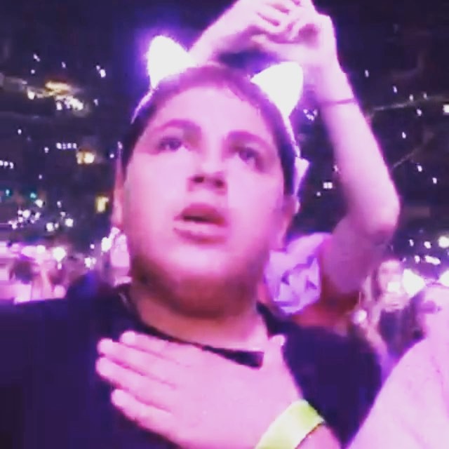 that time this boy lived his best life  @dangerouswomantour I love you...