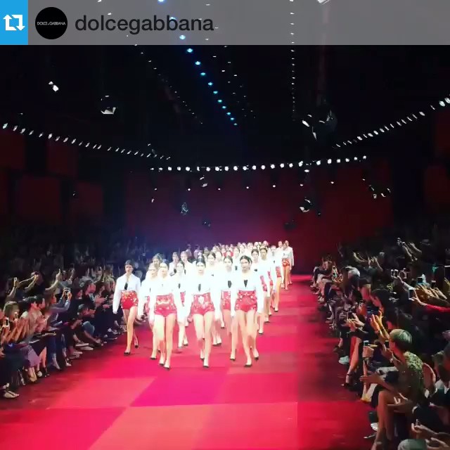 the @dolcegabbana finale HEY ...