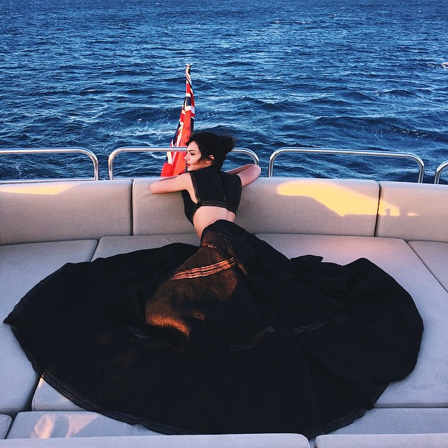 Princess K (that's the boats name) (really)...