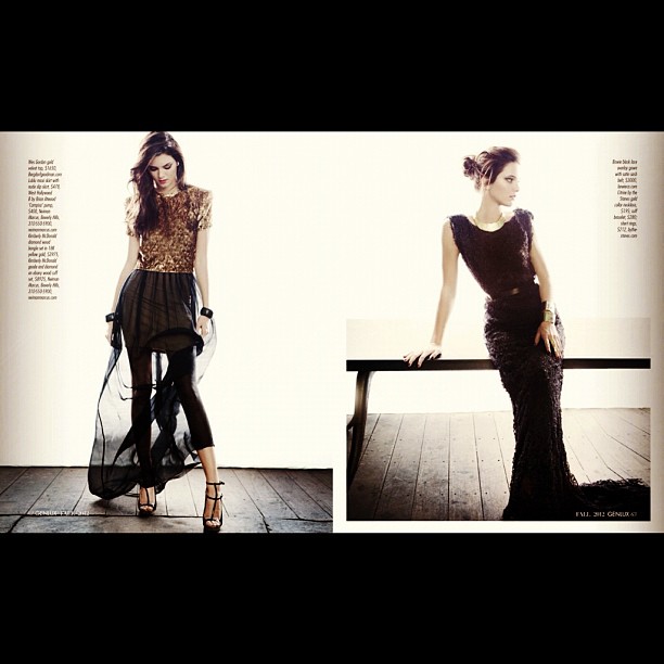 part of my #GenLux spread...