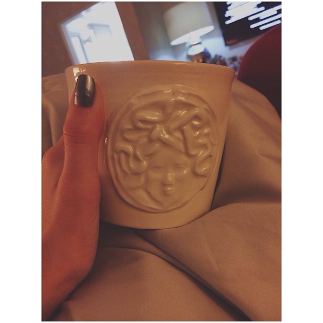 Versace is helping me feel better ...