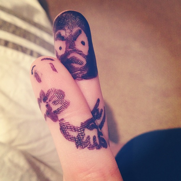 finger friends  @spencer_mow @jeremykanterr...