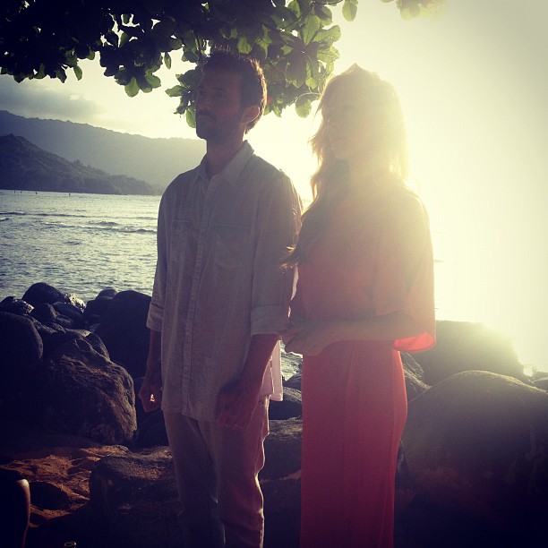 the beautiful couple ...