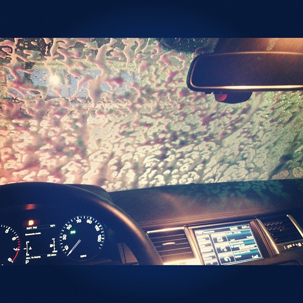 this is what we do for fun #drivethrucarwash ...