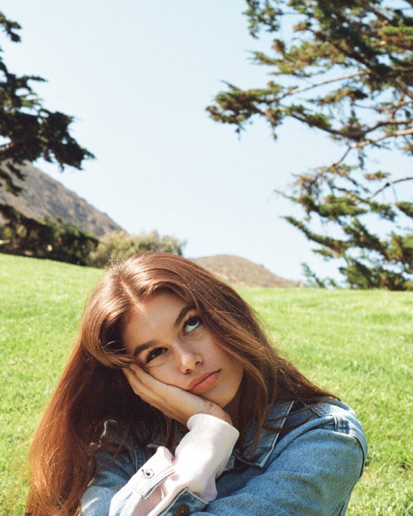 Kaia photographed by me for LOVE magazine ...