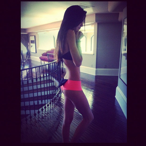 I've got a bow on my tush  #Time4aSwim...
