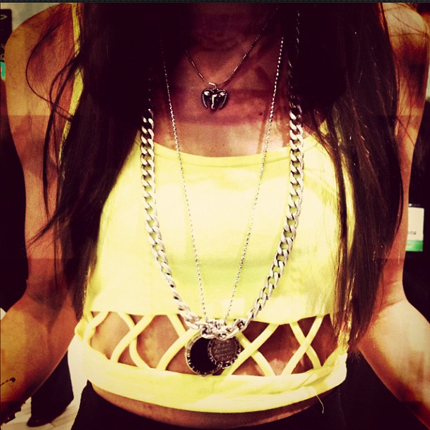 got me walking 'round ready to wear your big chain ...