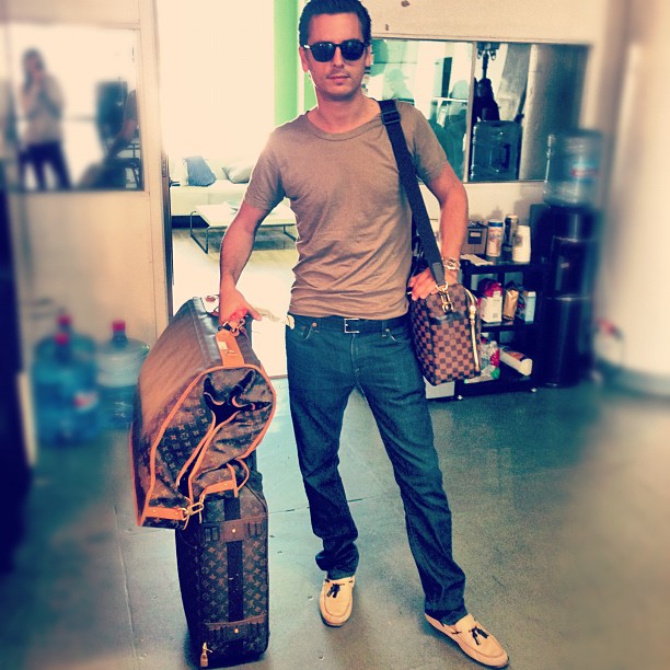 LD travels in style...