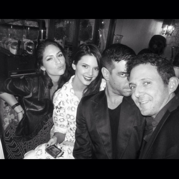in mahh PJ's at the Christmas Eve party with these pretty people @sheiva_g @robs...