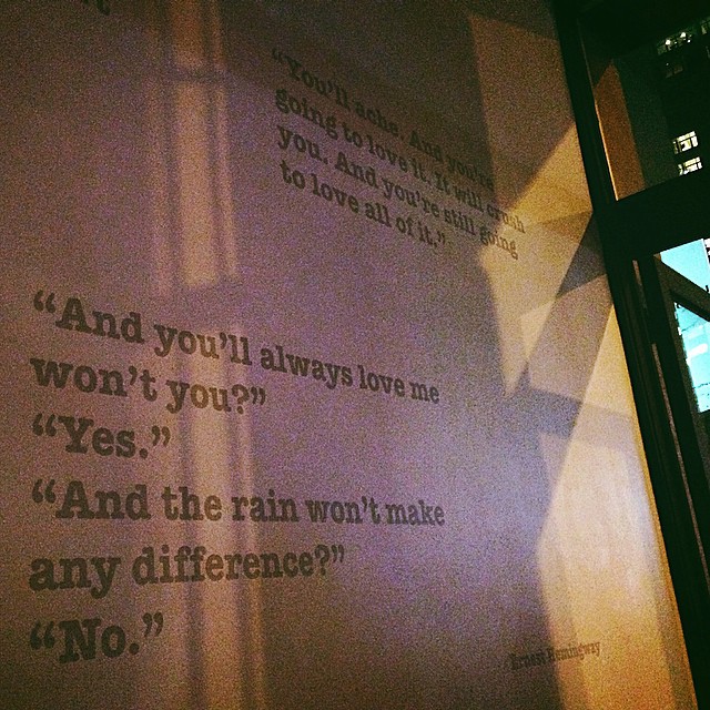 after hours at il mulino...