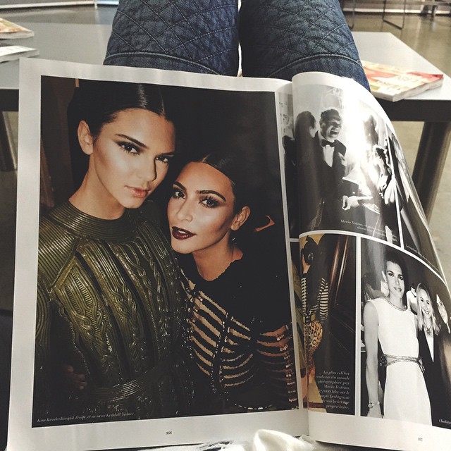 just flipping through Vogue...@kimkardashian ...